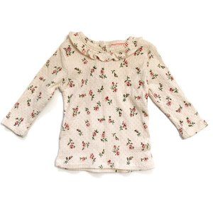 Cradle Togs Floral Blouse Size 0-6m